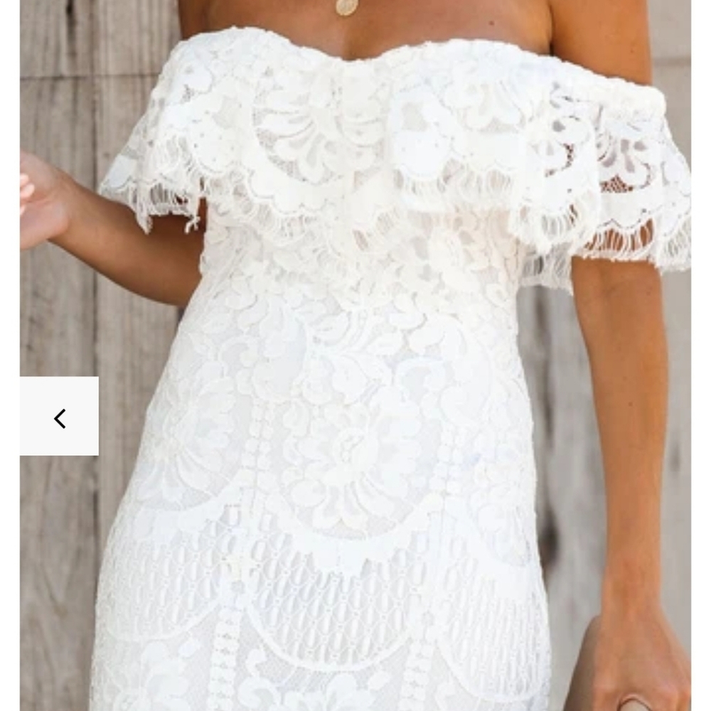 THE PERFECT 5 STAR WT. LACE DRESS!!